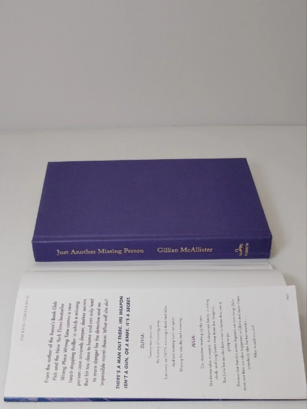 3 For $8 Just Another Missing Person by Gillian McAllister HC *First US Edition*
